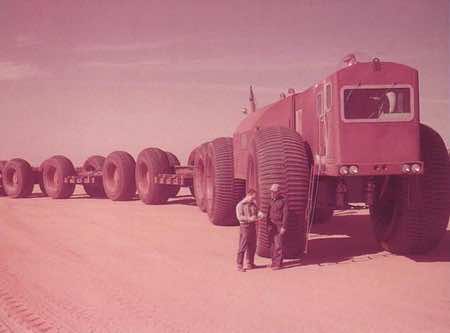 Gigantic Land trains of US army6