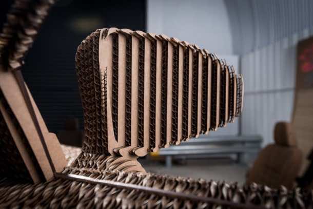 Lexus Manufactured A Driveable Cardboard IS Saloon 12