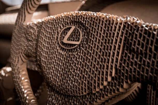 Lexus Manufactured A Driveable Cardboard IS Saloon 14