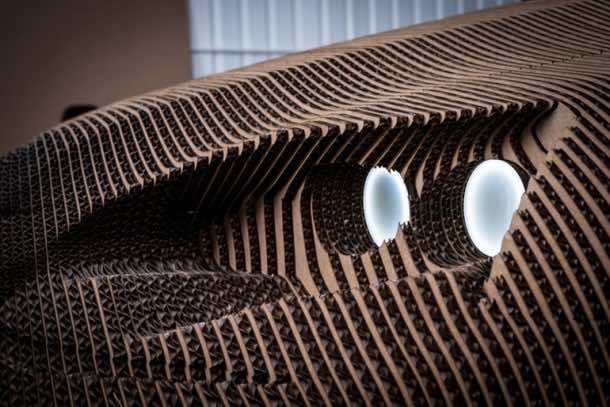 Lexus Manufactured A Driveable Cardboard IS Saloon 4