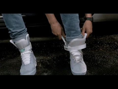 nike self lacing sneakers