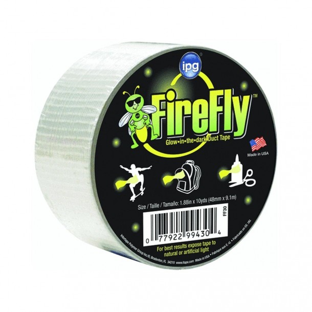 Intertape Polymer Group FF30 1.88-Inch by 10-Yard Fire Fly Glow in the Dark Duct Tape