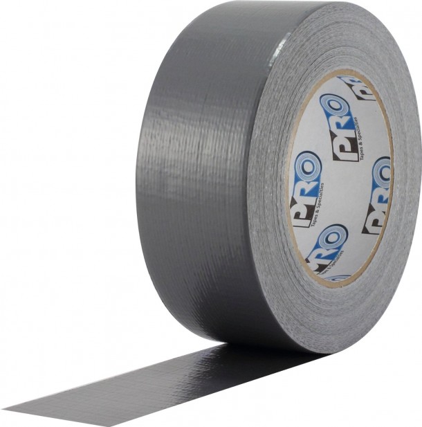 ProTapes Pro Duct 100 PE-Coated Cloth Economy Duct Tape, 60 yds Length x 2" Width, Silver