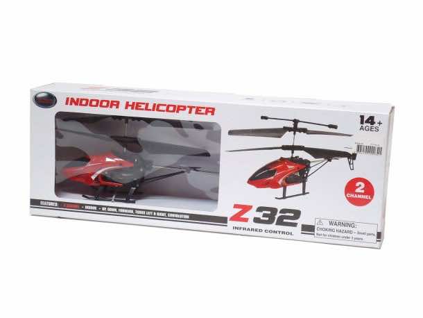 Z32 By P.D Toys as one of the Best Indoor RC Helicopters