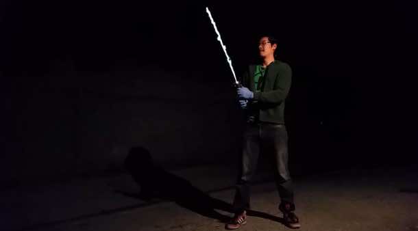 Real Burning Lightsaber Created By An Engineer