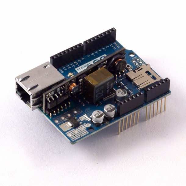 Arduino Ethernet Shield R3 with PoE module