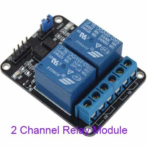 5V 2-Channel Relay Module Shield for Arduino