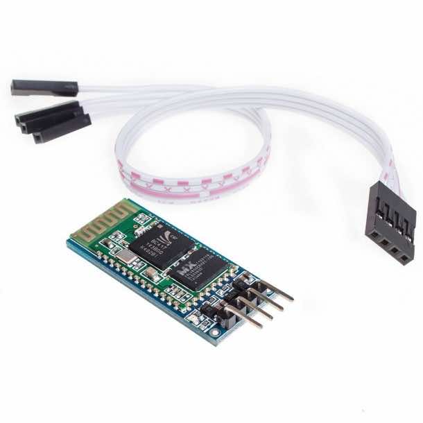 KEDSUM Arduino Wireless Bluetooth Transceiver Module Slave 4Pin Serial + DuPont Cable