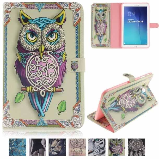 T560 Case-Ucover(TM) Creative Drawing Pattern Magnetic PU Leather Flip Stand Case