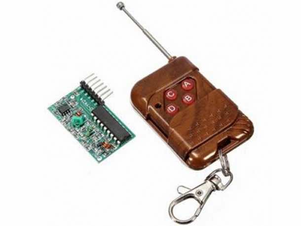 Casekingdom 4 Channel Wireless RF Remote Control Transmitter Receiver Module