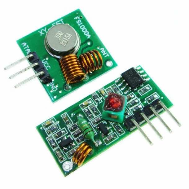 315Mhz RF transmitter and receiver link kit as one of the best Arduino RF Modules