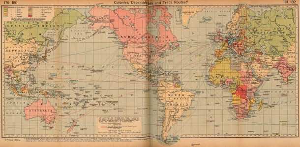 A Map Of Cables That Make Internet Possible 1912 map