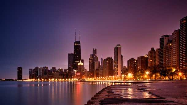 North Avenue Beach Sunrise-Chicago