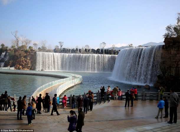 China Unveils The Latest Artificial Waterfall 2
