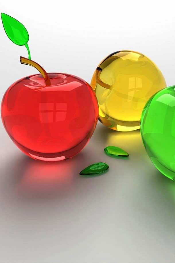 HD Hot Wallpaper glass apple
