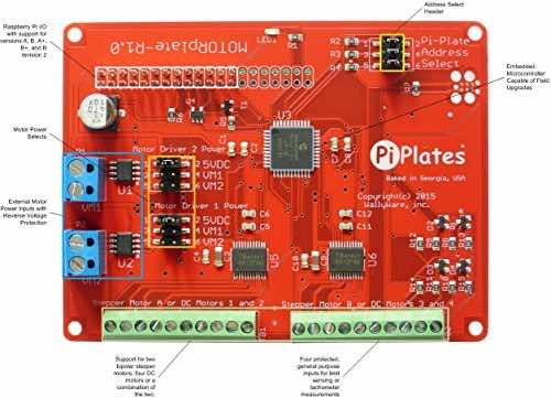 Raspberry Pi Motor Controller Pi-Plate
