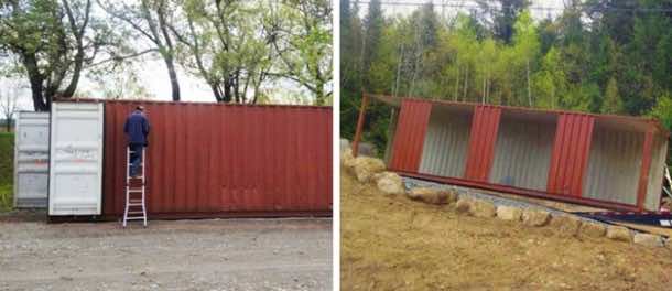 Canadian Woman Built A Dream House Using Shipping Containers 2