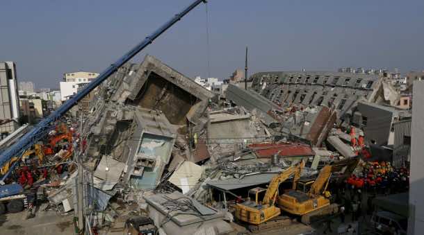 Evidence Of Shoddy Construction At Taiwan’s Earthquake-Struck Building 2