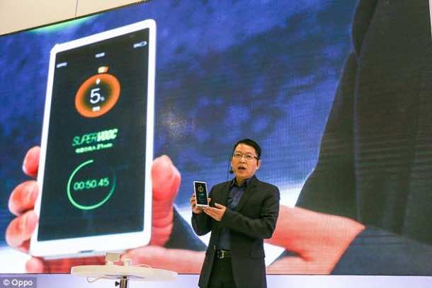 Oppo’s Gadget Can Charge Within 15 Minutes Flat