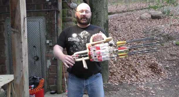 This Guy Created An Amazing DIY Automatic Gun