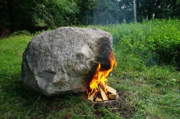 This Rock Needs Fire To Power A Wi-Fi Router