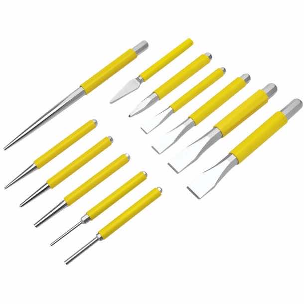Performance Tool W751 12-Piece Chisel and Punch Set