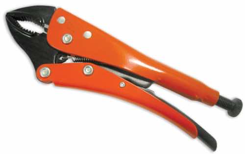 Grip-On 111-10 10-Inch Curved Jaw Locking Pliers
