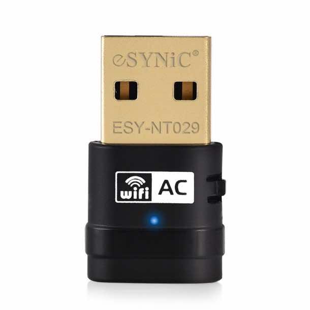 AC 600Mbps Dual Band USB WiFi Adapter ESYNiC