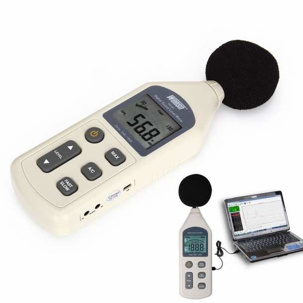 T Tocas® Professional Digital Audio Sound Pressure Level Meter