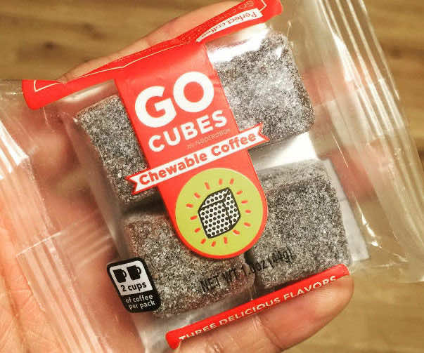 Go Cubes Are Chewable Coffee Cubes, An Alternative To Coffee