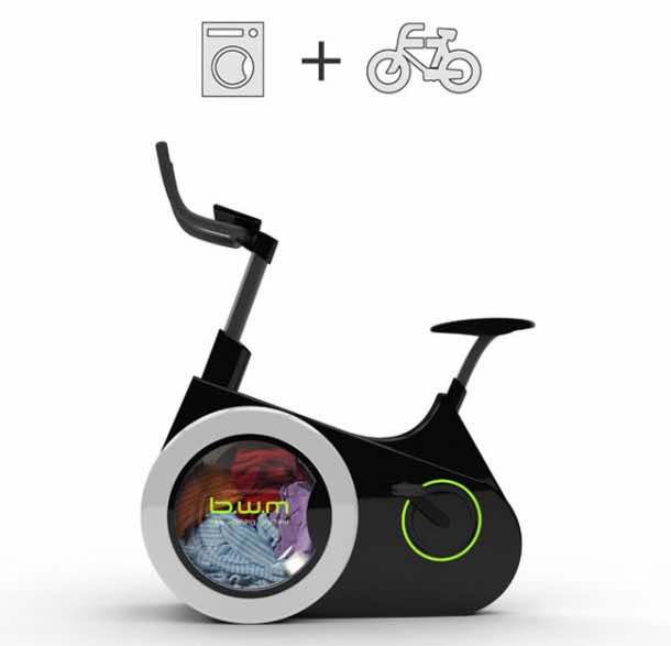 Work Out On This Bike And Get Your Laundry Done As A Side Benefit 2