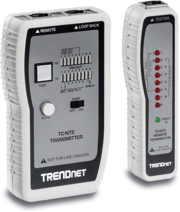 TRENDnet Network Cable Tester, TC-NT  RJ 45 Testers