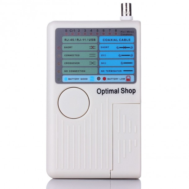 Optimal Shop 4 In 1 Network Cable Tester 