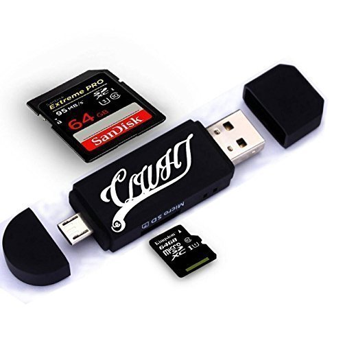 PC Tablets TF Micro SD Card Adapter External Storage Memory Expansion Helper for Cellphone 32GB Laptop OWIKAR Card Reader Android & Trail Game Camera 4 in 1 USB Flash Drive 