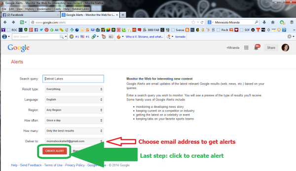 Learn How To Create Google Alerts 7