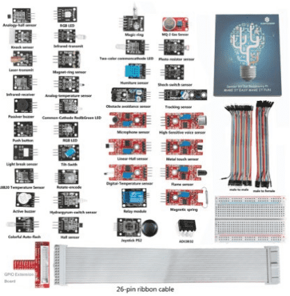 SunFounder 37 modules Sensor Kit for Raspberry Pi