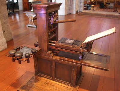 Gutenberg printing press video