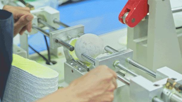 This Video Shows The Mesmerizing Process Of Tennis Balls Production_image 8