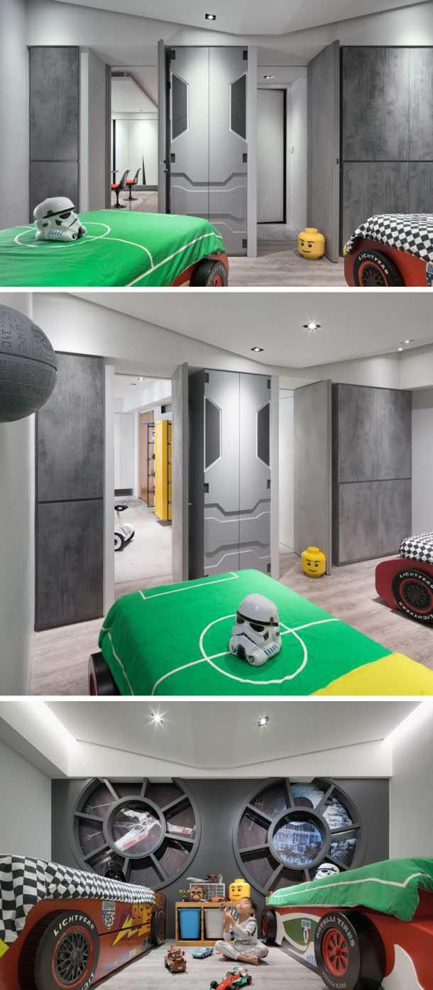 The kid's room has Millennium Falcon theme. Credits: HighliteImages.