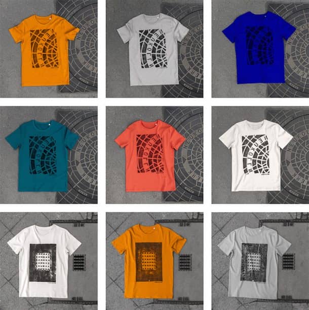 ‘Pirate Printers’ Use Manhole Covers To Print Urban Style Custom T-Shirt Designs_Image 1