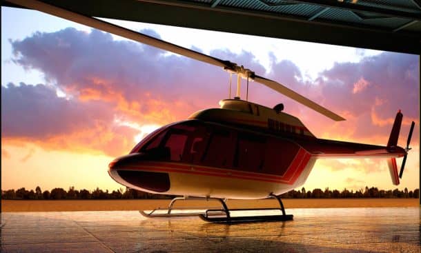 The dining experience starts with a 45-minute helicopter ride over Singapore. Credits: Forbes