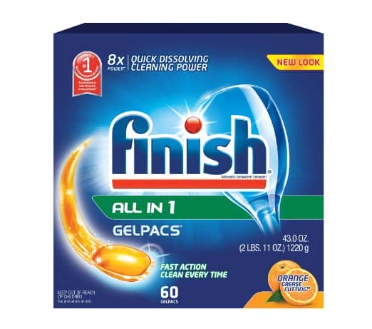 Finish All in 1 Automatic Dishwasher Detergent Gelpacs