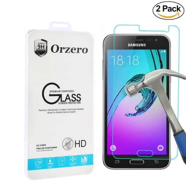 Orzero Samsung Galaxy J3 Screen Protector