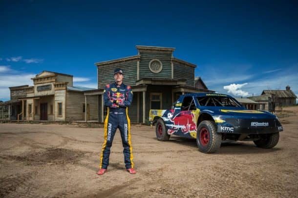 Bryce Menzies poses for a portrait at Red Bull New Frontier at Bonanza Creek Ranch in Santa Fe, New Mexico, USA on 06 August 2016.