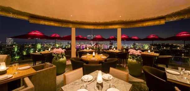 The 18-course meal will be served at Ce’ La Vi restaurant –a rooftop destination. Credits: Forbes