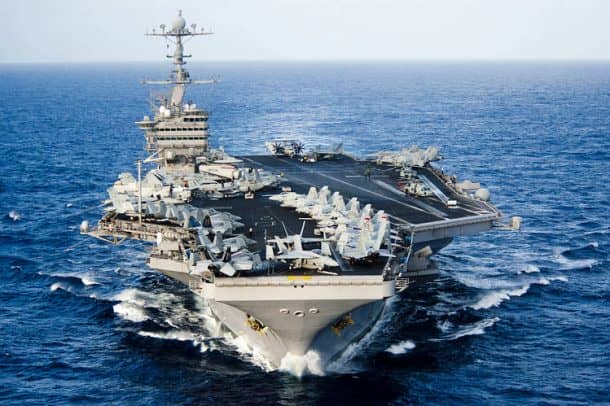 US Navy Aircraft carrier. Credits: Scout