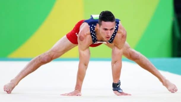 Alex Naddour, US gymnast told USA Today they swear by cupping. Credits: Getty Images