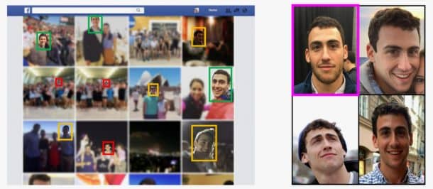 Spotting poor, mediocre, and high-quality images of one study participant’s face using publicly available Facebook photos. Credits: DEPARTMENT OF COMPUTER SCIENCE/UNC CHAPEL HILL
