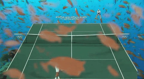 Underwater Tennis. Credits: Imgur