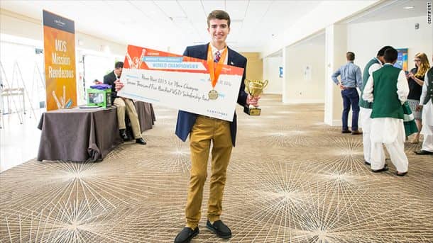 Ryan Catalfu takes home the gold (and the prize money) at the Microsoft Office Specialist World Championships. Credits: Certiport